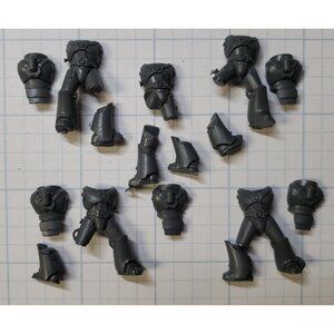 Warhammer 30K Space Marine Bits Mark 6 VI Tactical Squad Torso Leg Sets x5